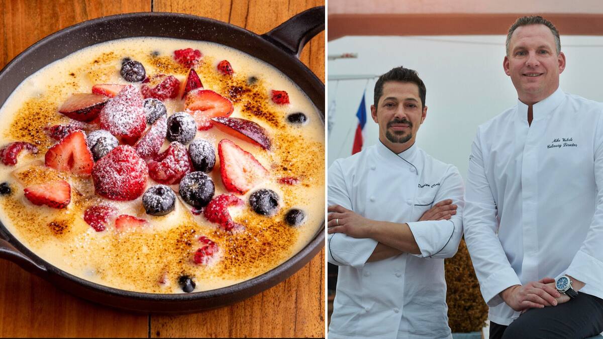 Damian Carinis Dessert: Champagner-Sabayon | GaultMillau