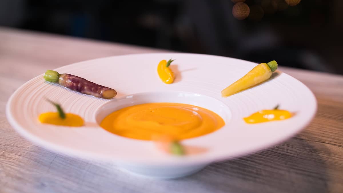 Velouté de carottes caramélisées