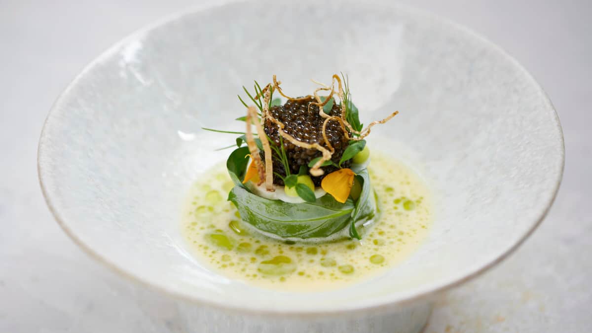 Rezept: Stör Tatar, Beurre blanc & Kristal Kaviar
