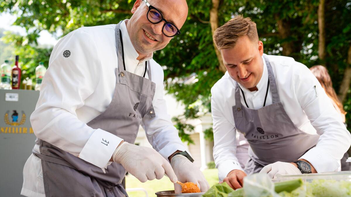 SWISS Takeoff mit den Chefs Eperon & Müller GaultMillau