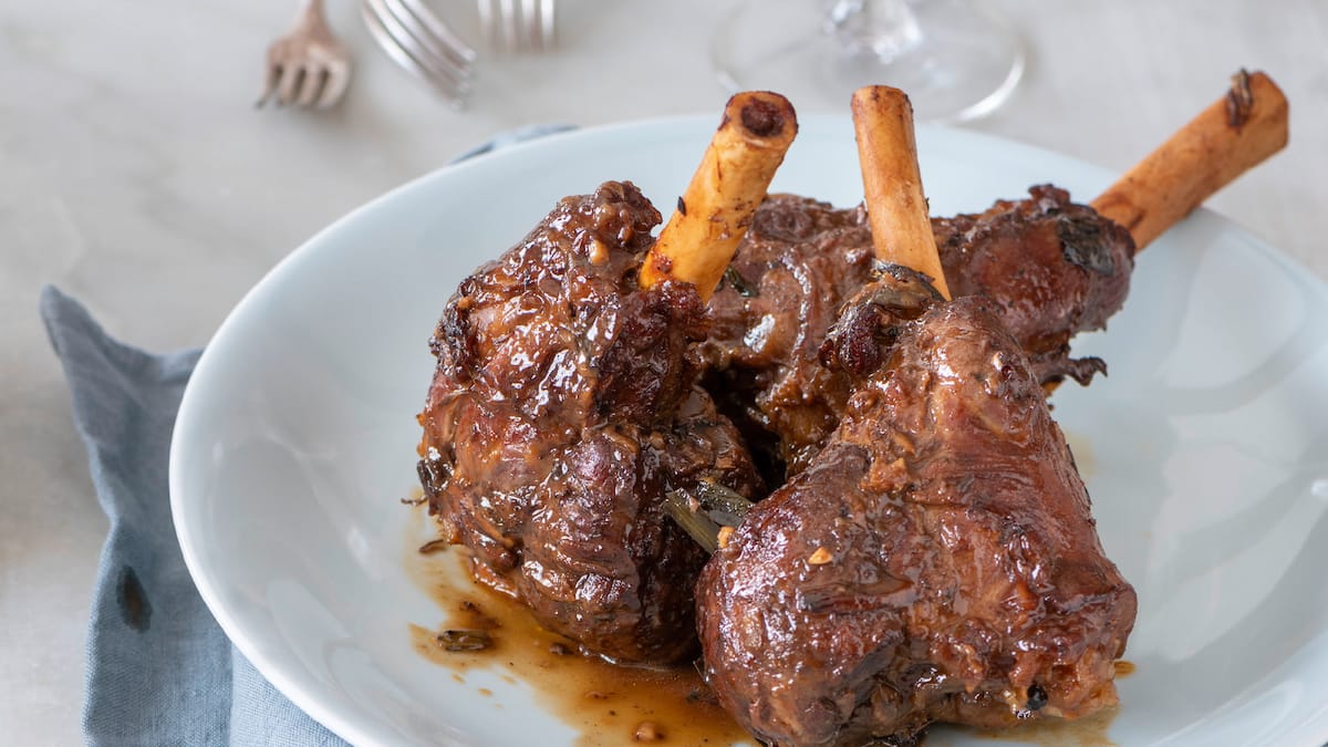 Rezept: Geschmorte Lammhaxen