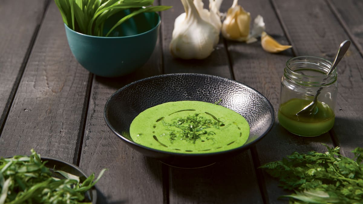 Rezept: Bärlauch-Suppe von Andreas Caminada
