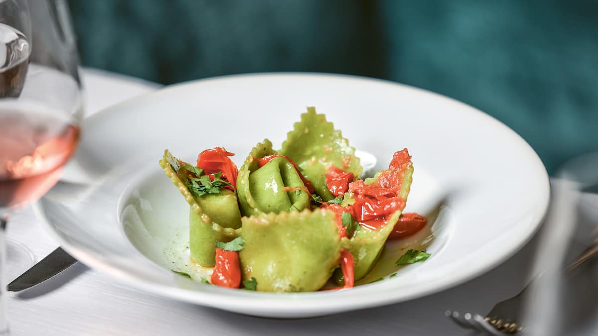 Tortelli verdissimi GaultMillau