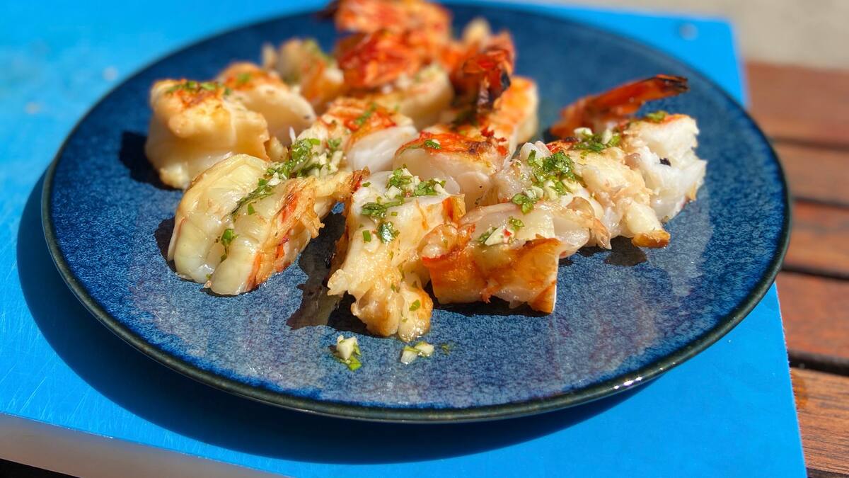 King Prawns with Thaistyle dipping sauce