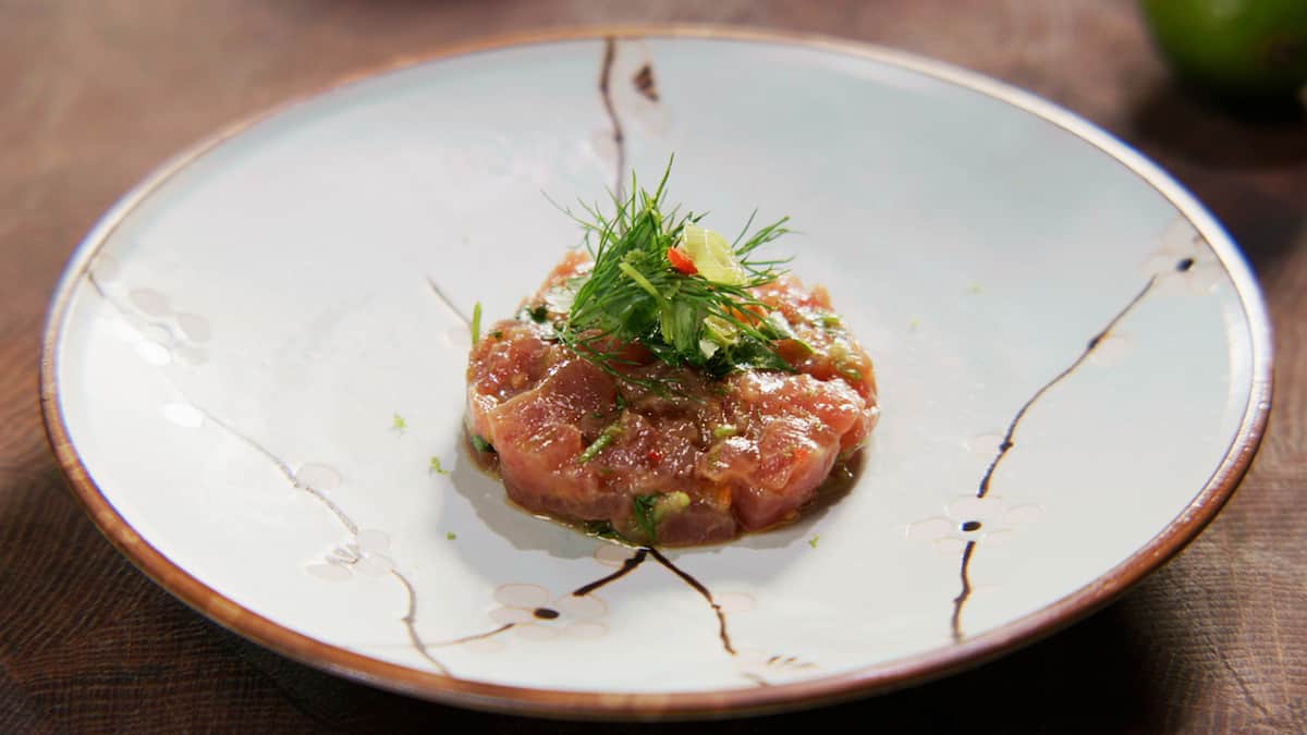 Rezept: Thunfisch Tatar mit Ponzu von Andreas Caminada