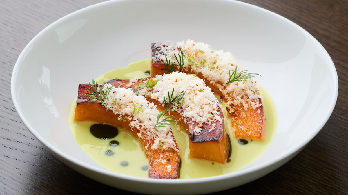 Kürbis mit Kokosnuss &amp; Kurkuma by Heiko Nieder | GaultMillau