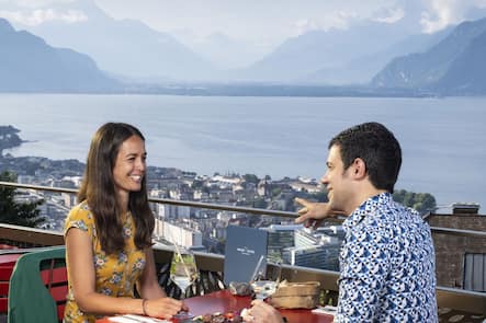 Demi-Lune Chardonne terrasse