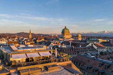 Nido-Ristorante, Rooftop Restaurant im LOEB, Bern, BE