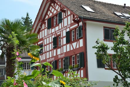 Aussenansicht Sommer Roessli Rössli Zollikon, 3.4.2017 © HO