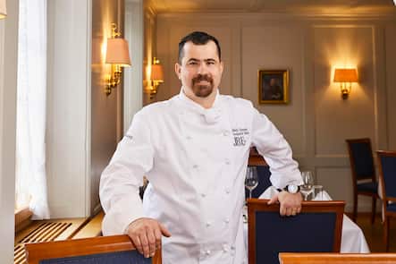 Martin Thommen (Koch, Kuechenchef) - Baeren Bären - Utzenstorf, 20.07.2018 - © Lucian Hunziker