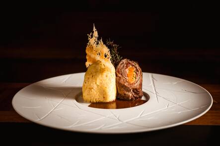 Fleischvogel - Chef Thomas Huber - Krone Sihlbrugg - 1. Februar 2021 - Copyright Olivia Pulver Krone, Sihlbrugg, Thomas Huber © Olivia Pulver