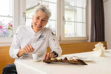 27.08.2021;Gais: GaultMillau Nesspresso Lounge - Silvia Manser, Restaurant Truube; . © Valeriano Di Domenico Nespresso Lounge, Restaurant Truube, Silvia Manser, Gais © Valeriano Di Domenico