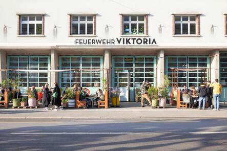 Bern 3.4.2022- Restaurant Löscher, Alte Feuerwehr Viktoria . © Annette Boutellier