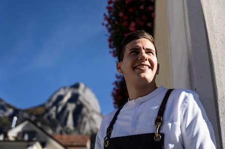 05.10.2022; Mels (SG): Portrait von Roger Kalberer im Restaurant Schlüssel. © Valeriano Di Domenico