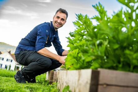 Silvio Germann eröffnet sein Restaurant in Mammertsberg 2022  Matthias Schmidberger Executive Chef und Marcel Koolen Head Chef