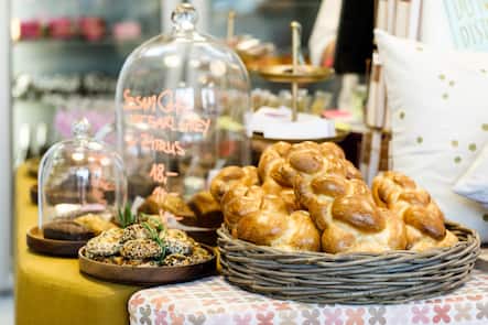 Innenansicht Detail Tanjas Laden Stucki / Tanja Grandits Basel, 23.5.2017 © Claudia Link