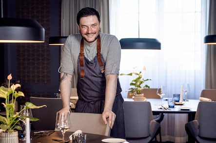 GM Gourmet-Stube Negral Klostergasthaus LoÌwen St.Urban Gastgeber, Pächter und Wirt Pascal Schwarz