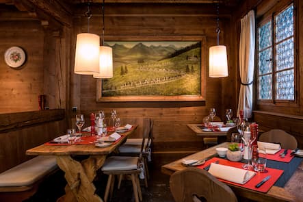 The Alpina Gstaad, Switzerland, Swiss Stübli