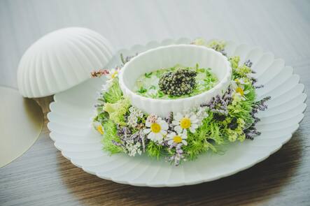 Luzern 2024: Mandarin Oriental Palace: Chef Gilad Peled, Crab Salad, Winegear, Caviar