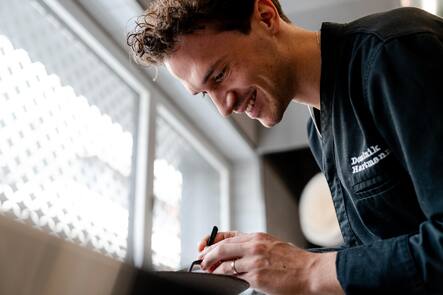 Restaurant Magdalena, Rickenbach (SZ) - Dominik Hartmann, Chefkoch - Copyright Olivia Pulver - April 2022