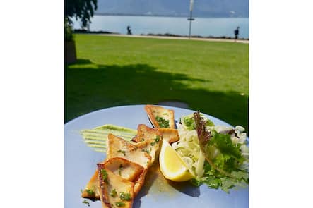 Filets de perche Le Contretemps GaultMillau Channel Territet