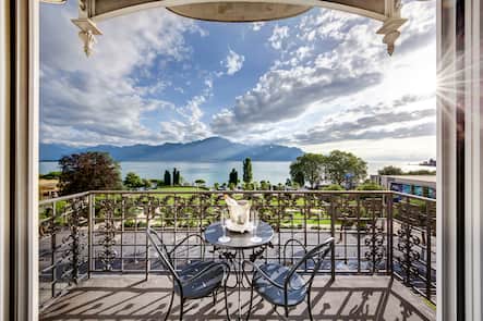 terrasse du Montreux Palace.