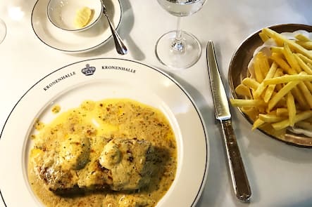 Kronenhalle Café de paris Pommes frites