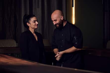 Mitja Birlo, Chef, mit seiner Frau Florentina Birlo, Gastgeberin und Sommelière am «Counter».