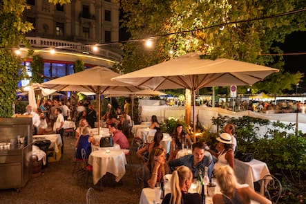 Terrasse Zuerich Bellevue