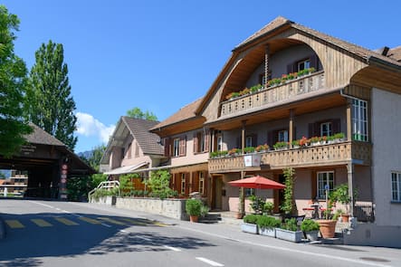 Steffisburg, Juni 2019 â- Zu Besuch im Zurfluehs Bahnhoefli in Steffisburg. Bild: Zufluehs Bahnhoefli in Steffisburg BE. Foto: Karl-Heinz Hug