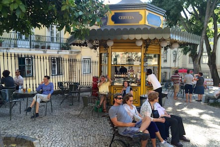 Top 5 cafés capitales Lisbonne Quiosque da se