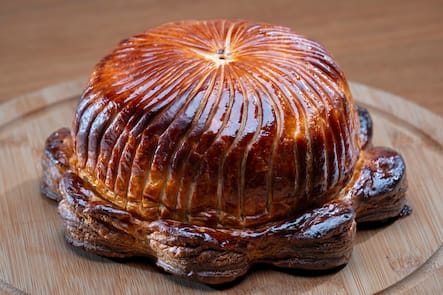 Pithivier préparé par le chef Fabien Pairon