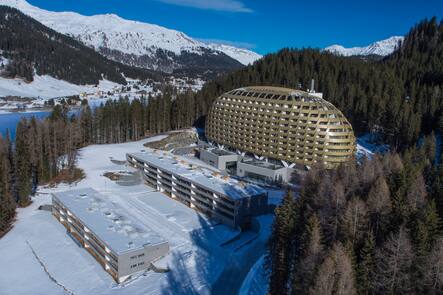 Intercontinental Davos Donald Trump Goldenes Ei