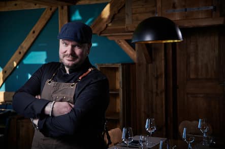 Verbier, le 12 décembre 2022 , Le Bistrot aux Attelas , Bert de Rycker © Sedrik Nemeth