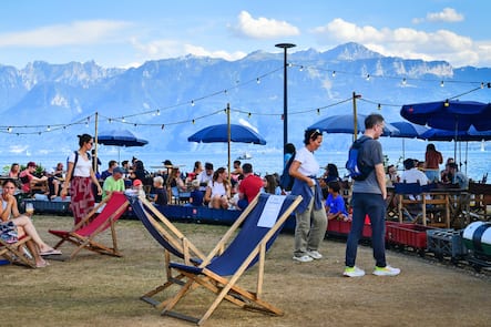 La Générale: buvette d’été conviviale face au Léman