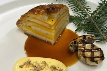 Tourte légumes Café Beau-Rivage