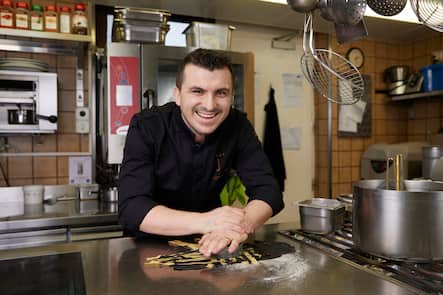 Restaurant Jägerhof, St. Gallen, Küchenhef Agron Lleshi, 22.01.2020. Foto Lucia Hunziker