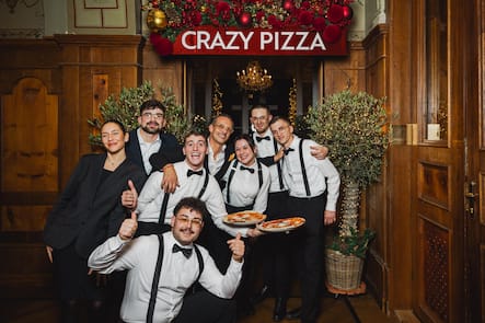 Crazy Pizza im Hotel Kempinski St. Moritz im Hotel Kempinski St. Moritz.