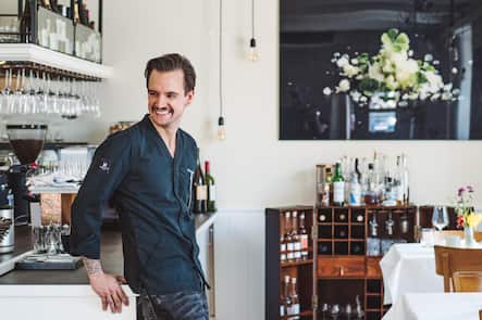 Tobias Hösli, Chefkoch, Marktküche Zürich (Veganes Restaurant) - 12. Juli 2020 - Copyright Olivia Pulver Marktküche, Restaurant Marktkueche, Tobias Hoesli, Fooby Porträt © Olivia Pulver