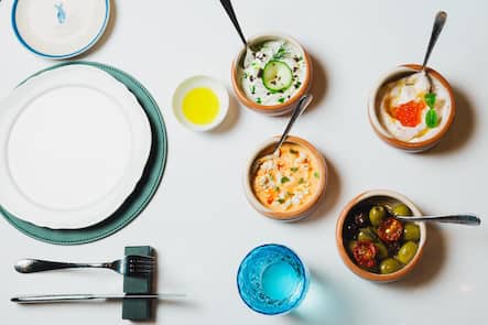 Das greichische Restaurant Neora im Hotel Kempinski St. Moritz