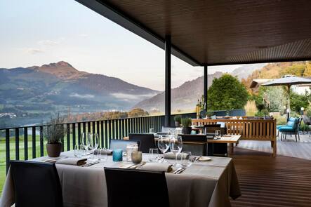 Terrasse - Restaurant Vista - Sagogn - © Gaudenz Danuser