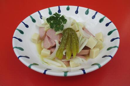 Wurstsalat, Alte Post, Aeugstertal © HO