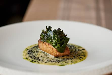 PP Clément Esturgeon de Frutigen - Beurre blanc - Caviar Oona - Chou kale