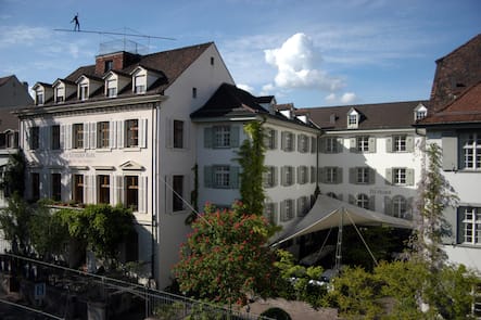 Aussenansicht vom Hotel Der Teufelhof Basel Restaurant Atelier in Basel Stadt - GaultMillau