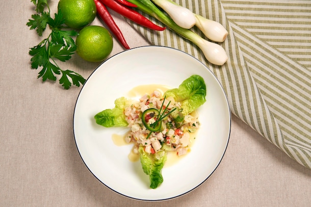 Ceviche von der Forelle by Martin Göschel Von Graffenried Parlamentarier Essen mit Martin Göschel 2