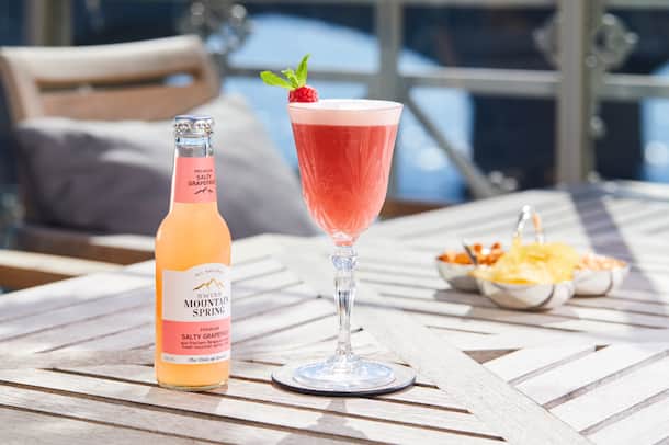 Sounds like Ice Tea Grand Hotel Les Trois Rois Basel Thomas Huhn Swiss Mountain Spring