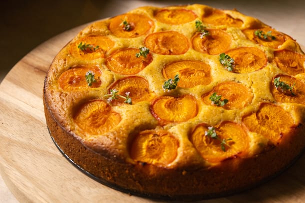 Aprikosen-Cake mit Polenta & Olivenöl by Tanja Tanja Grandits, Fontclara, Olivenöl, Polenta-Cake mit Aprikosen & Olivenöl