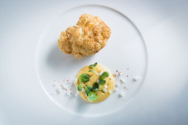 Gebackener Blumenkohl mit Miso & Chili Blumenkohl Heiko Nieder Zürich The Dolder Grand