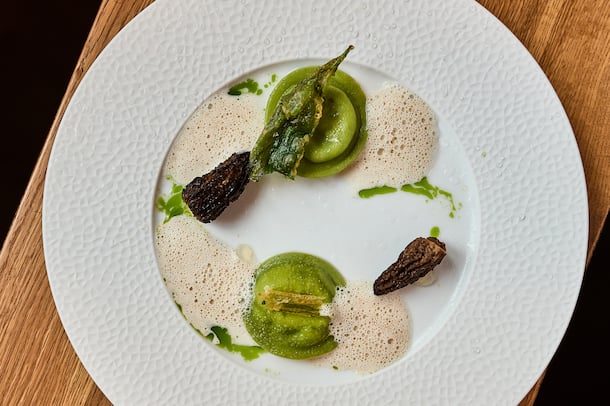 Ravioli mit Morcheln by Alexandre Miquel Bärlauch-Ravioli mit Morcheln von Mr. Ben.