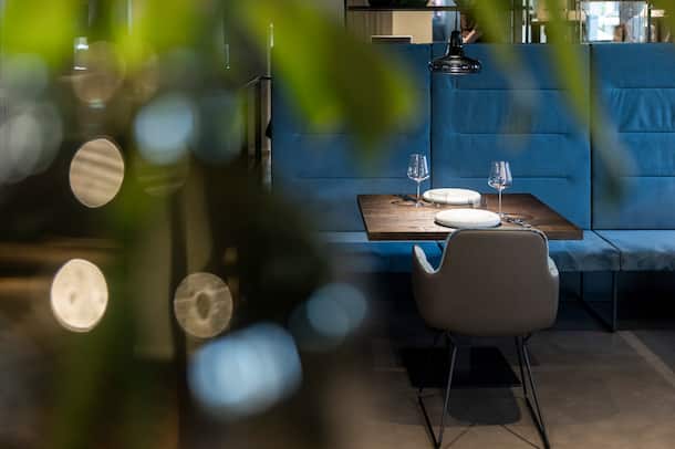 Skin's Blick ins neu eröffnete Restaurant "Skinâs" bei Skinmed AG in Lenzburg, am 20. Mai 2022.